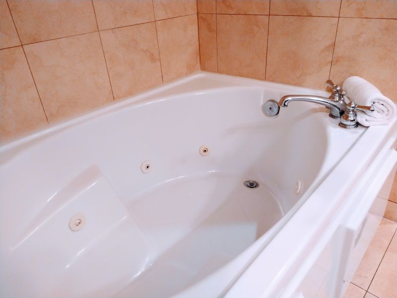 Renovated Bathroom with New Bathtub
